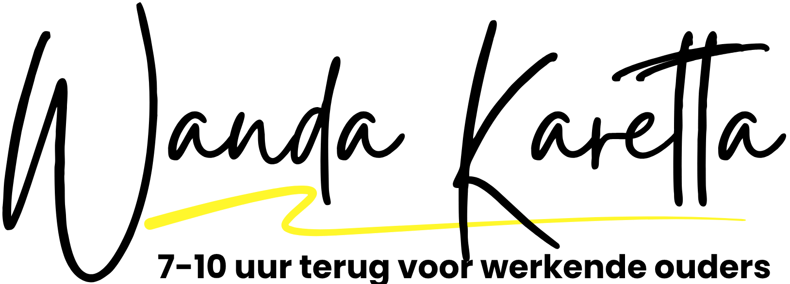 Logo Wanda Karetta 7-10 uur terug voor werkende ouders